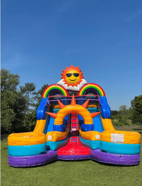 15' Dual Sun Water Slide